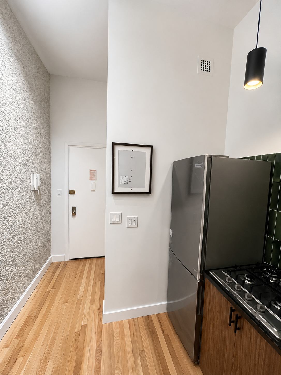 After — Galley Kitchen & Hall